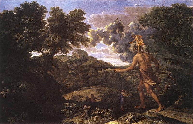 Nicolas Poussin Landscape with Diana and Orion china oil painting image